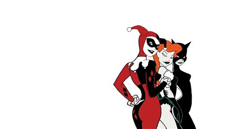 Comics Gotham City Sirens Harley Quinn Poison Ivy Catwoman Wallpaper