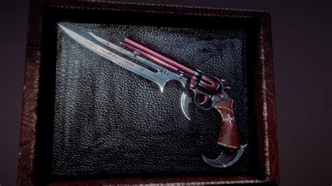 Vampire Hunter Gun Blade Download Free 3d Model By Adipriatna
