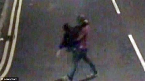 Birmingham Cctv Shows Suspected Rapist Carrying Woman Before She Was