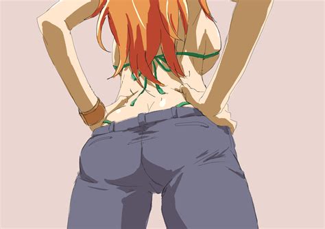 Kyabakurabakufu Nami One Piece One Piece 1girl Ass Backboob