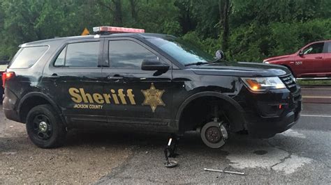 Suspect Rams Three Jackson County Sheriffs Vehicles Before Arrest
