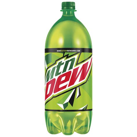 Mountain Dew Citrus Soda Pop 2 Liter Bottle