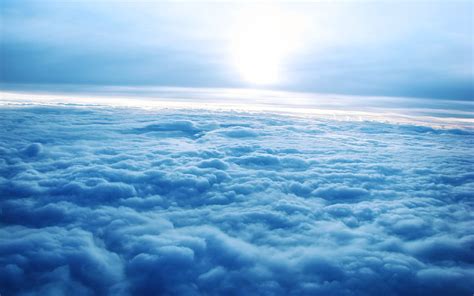 Sky Blue Horizon Sun Wind Sky Clouds Atmosphere Air Heaven