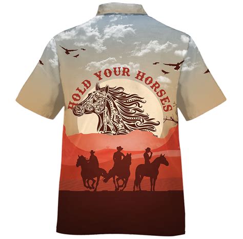 Hold Your Horses Hawaiian Shirt Beach Short