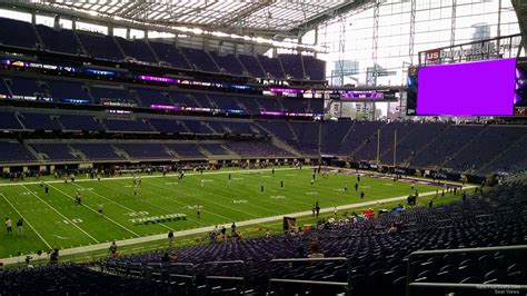 Us Bank Stadium Section 113 Minnesota Vikings