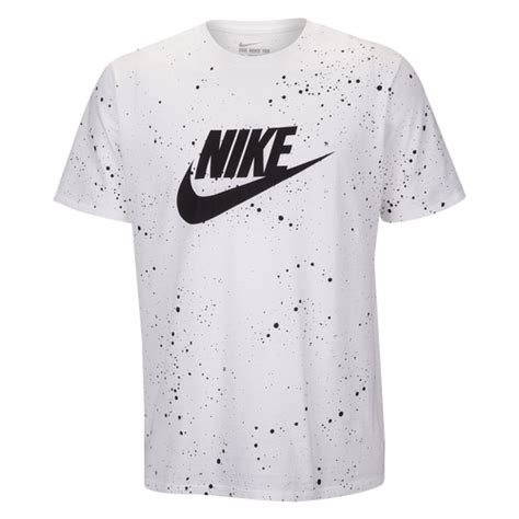 Nike Graphic T Shirt Mens Casual Clothing Whiteblack