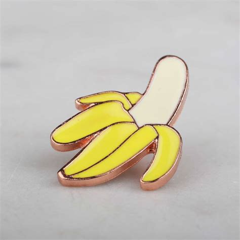 Go Bananas Enamel Pin And Card By Nest