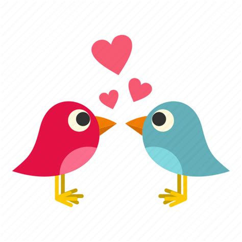 Bird Heart Holiday Love Pink Sing Valentine Icon Download On