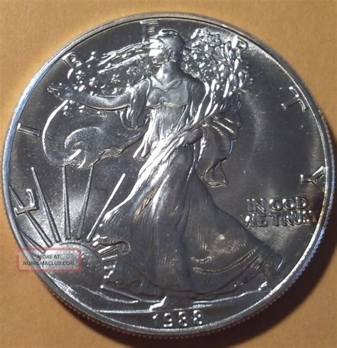 1988 Liberty American Silver Eagle 999 Fine Silver Coin One Ounce Bullion