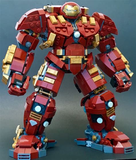Lego Hulkbuster Lego Iron Man Amazing Lego Creations Lego Sculptures