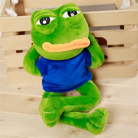 pepe the frog plush toy