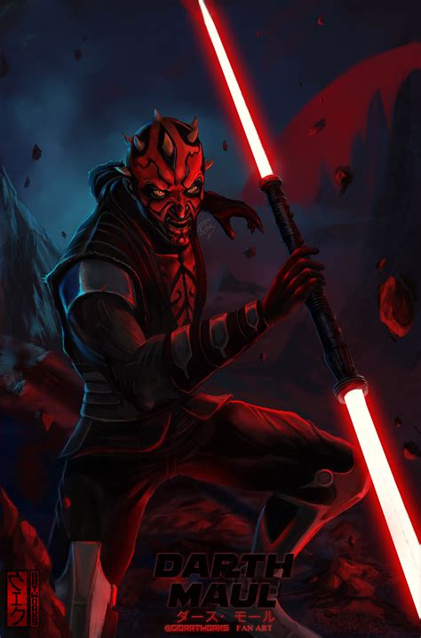 Artstation Darth Maul Star Wars The Clone Wars Fan Art