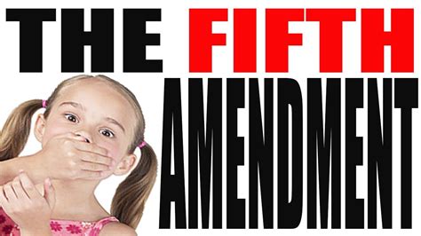 The Fifth Amendment Explained The Constitution For Dummies Series Youtube