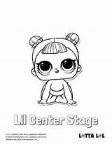 Lol Coloring Pages Lil Doll Surprise Dolls Lotta Printable Visit sketch template