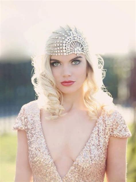 1920s Gatsby Glam Bridal Hair Inspiration Southbound Bride