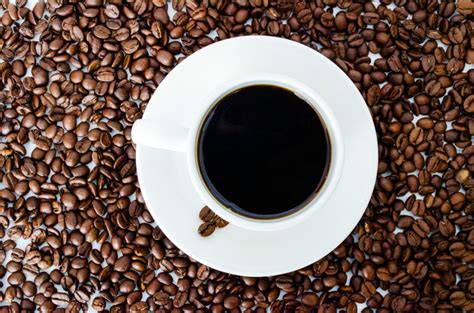 Coffee Cup And Beans Free Stock Photo Public Domain Pictures