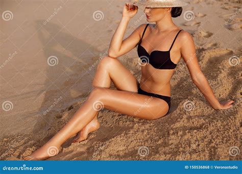 Beautiful Legs On The Beach Stock Photo Image Of Beautiful Beauty