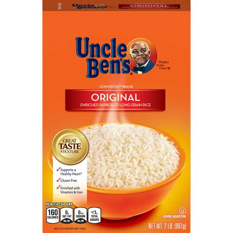 Uncle Bens Original Enriched Parboiled Long Grain Rice 2 Lb Walmart