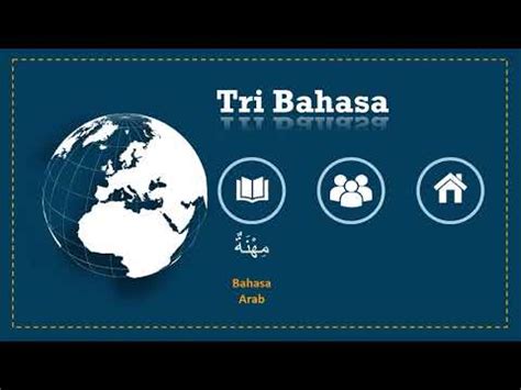 Kosakata Profesi Dalam Bahasa Arab Inggris Dan Sunda YouTube