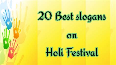 20 Best Holi Slogans And Quotes In English Safe Holi Happy Holi