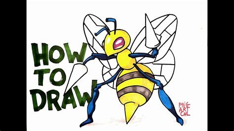 How To Draw Beedrill Pokemon Go 015 Youtube