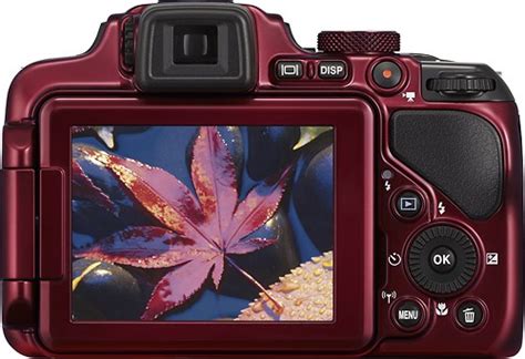 Best Buy Nikon Coolpix P Megapixel Digital Camera Red
