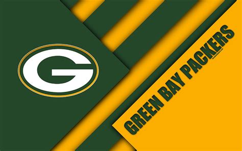 Green Bay Packers Logo Nfc North Nfl Green Yellow Abstraction