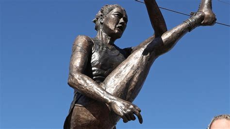 why tayla harris statue is different from other sporting legends herald sun