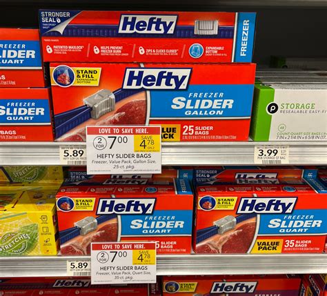 Hefty Slider Bags Just 275 At Publix Less Than Half Price
