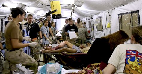 Us Military Hospital In Iraq On Front Line