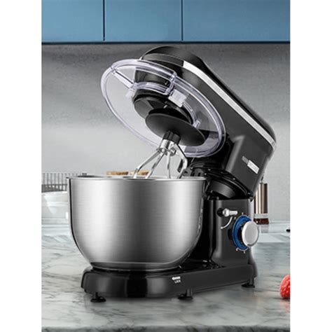 vivohome 650 watt 6 qt 6 speed black tilt head kitchen stand mixer with beater dough hook and
