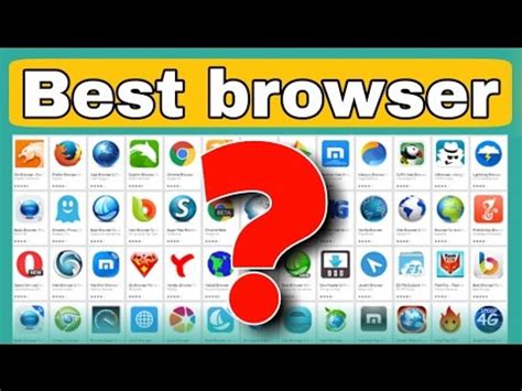 Top Ten Best Web Browsers For Windows Android Web Browsers Youtube