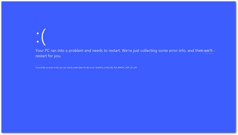 Windows 10 Blue Error Screen Tecnoholoser