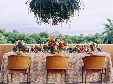 Mexican theme save the date. Elena Damy - A Mexican-themed Wedding Centerpiece We Love ...