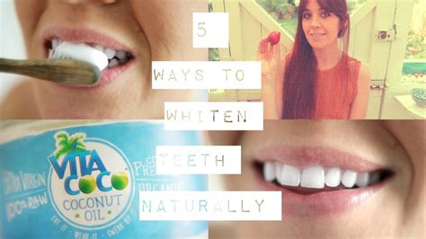 5 Ways To Whiten Teeth Naturally Youtube