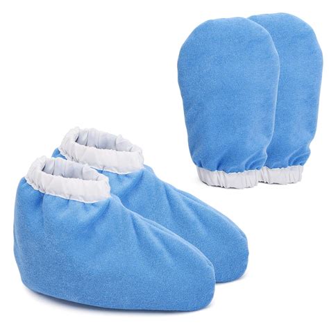 Amazon Com Noverlife Paraffin Wax Bath Terry Cloth Gloves Booties