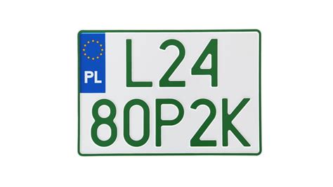 Zielone tablice rejestracyjne Weszły w życie nowe przepisy w Polsce