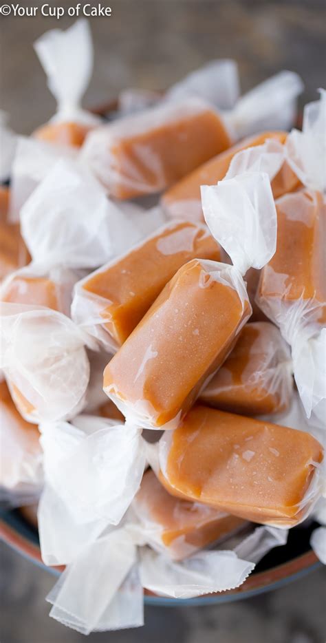 The Best Soft Homemade Caramels Your Cup Of Cake