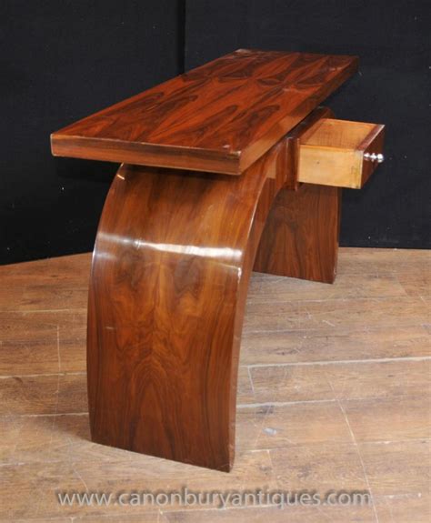 Art Deco Modernist Console Table Rosewood Hall Tables