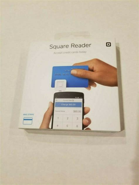 New Square Magnetic Credit Card Debit Card Reader Iphoneipadandroid