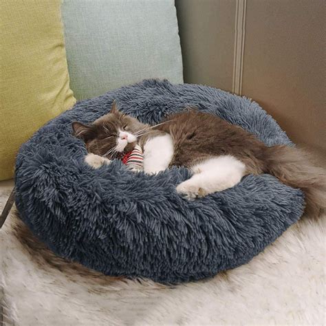Calming Bed The Soothing Anti Anxiety Cat Bed The Meowy