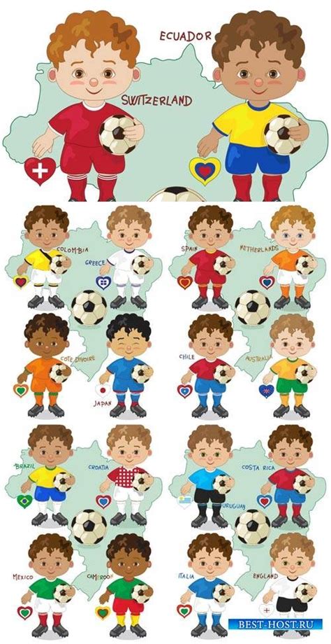 Футбольные картинки для детей нарисованные Tipik