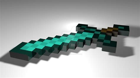 Maybe you would like to learn more about one of these? Minecraft Diamond Sword - Cinema 4D by CommandoAir on ...