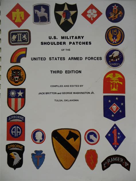 Four Bees Us Military Shoulder Patches Of The United States Armed Forces