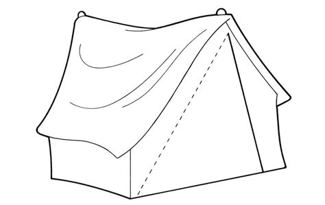 Paper Camping Tent Template Camping Gkd