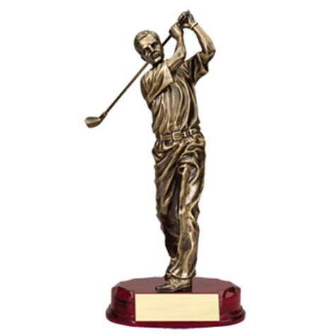 Bronze Male Golf Drive Trophy - 9.75