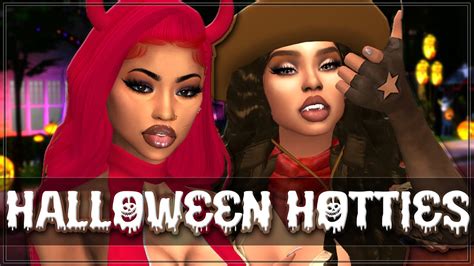 A Hottie Halloween The Sims 4 Create A Sim Cc List Youtube