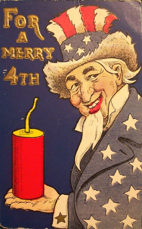 30 Funny Vintage Postcards Of The Fourth Of July From The Early 20th