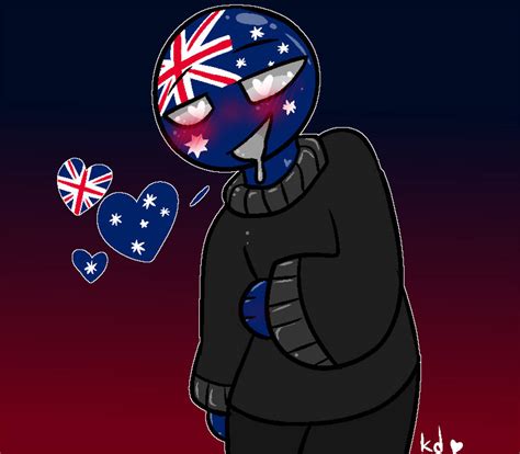 Edit De Australia Countryhumans Dibujos Animados Bonitos Dibujos The