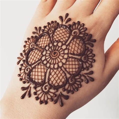 Very Easy Trick Back Hand Arabic Mehndi Design Simple Gol Tikki Henna